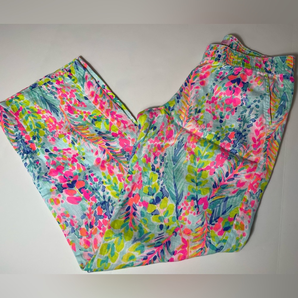 Lilly Pulitzer Linen Bal Harbour Pants